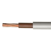 10mm Brown PVC/PVC Cable (per 1mt)